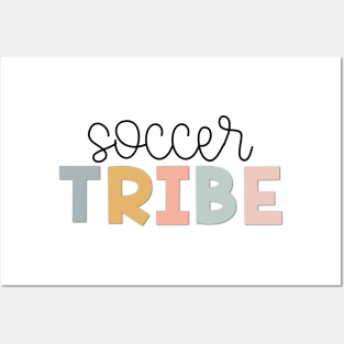 Soccer Tribe Muted Pastels Posters and Art